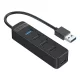 Orico USB 3.0 És 3x USB 2.0 Elosztó Adapter (TWU32-4A-BK-EP-IP)