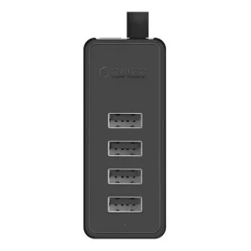   Orico 4 Portos USB 2.0 Elosztó Adapter (W5P-U2-030-BK-EP-IP)