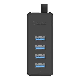   Orico 4 Portos USB 3.0 Elosztó Adapter (W5P-U3-100-BK-EP-IP)