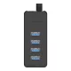 Orico 4 Portos USB 3.0 Elosztó Adapter (W5P-U3-100-BK-EP-IP)