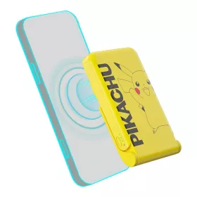   OTL magnetic powerbank 5000mAh, USB-C 15W, Pokémon Pikachu állvánnyal (sárga)