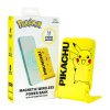 OTL magnetic powerbank 5000mAh, USB-C 15W, Pokémon Pikachu állvánnyal (sárga)
