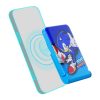OTL magnetic powerbank 5000mAh, USB-C 15W, Sonic The Hedgehog állvánnyal (kék)