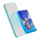 OTL magnetic powerbank 5000mAh, USB-C 15W, Sonic The Hedgehog állvánnyal (kék)