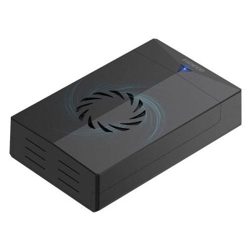 FIDECO P3U HDD/SSD Ház (USB 3.0, SATA 2.5"/3.5", Ventilátorral)