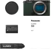 Panasonic Lumix S9 MILC/tükör nélküli fényképezőgép váz (sötét olívazöld)