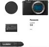 Panasonic Lumix S9 MILC/tükör nélküli fényképezőgép váz (fekete)