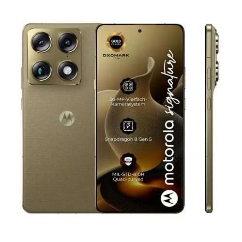 Motorola XT2603-2 Moto Signature 5G Dual SIM 16GB RAM 512GB Martini (keki-zöld)