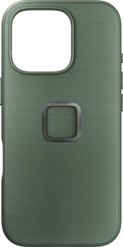 Peak Design Everyday Fabric iPhone 16 Pro Okostelefon Tok - Zöld
