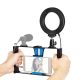 PULUZ 2in1 Vlogging Live Broadcast Okostelefonos Vlog Szett