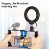 PULUZ 2in1 Vlogging Live Broadcast Okostelefonos Vlog Szett