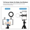 PULUZ 2in1 Vlogging Live Broadcast Okostelefonos Vlog Szett