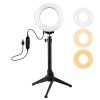 PULUZ 12cm LED körfény körlámpa VLOG ringlight