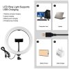 PULUZ 26cm RGB Színes LED Körfény körlámpa Ringlight 
