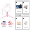 PULUZ LED Ringlight/ Körfény + Állvány - Rózsaszín - 16cm