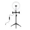 PULUZ PKT3099B Körfény / Ring Light + Tripod/ Állvány - 110cm