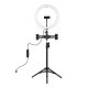 PULUZ PKT3099B Körfény / Ring Light + Tripod/ Állvány - 110cm