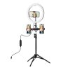 PULUZ PKT3099B Körfény / Ring Light + Tripod/ Állvány - 110cm