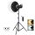 PULUZ 100W Stúdió Videólámpa (9500LUX 5600K LED Bowens) + 2,8m Állvány + 65cm Lámpás-Softbox KI