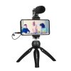PULUZ Live Broadcast Smartphone Video Vlogger készletek (fekete)