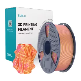 Sunlu PLA+ Silk két színű szál (rózsaszín-arany)
