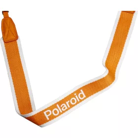 Polaroid fényképezőgép nyakpánt - narancssárga csíkos