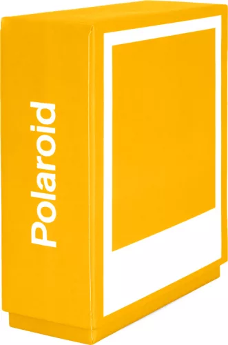 Polaroid fényképtároló doboz - sárga