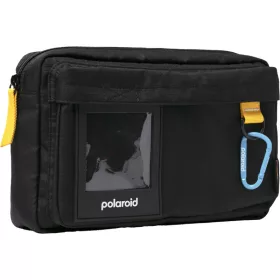 Polaroid ripstop oldaltáska - fekete