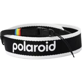 Polaroid fényképezőgép nyakpánt - fekete-fehér