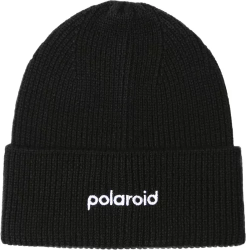 Polaroid beanie sapka - fekete