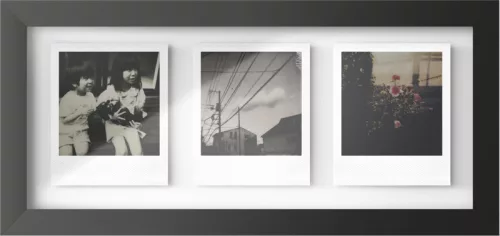 Polaroid Studio háromrészes képkeret - fekete