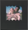 Polaroid recézett szélű kis fotóalbum - fekete