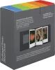 Polaroid recézett szélű kis fotóalbum - fekete