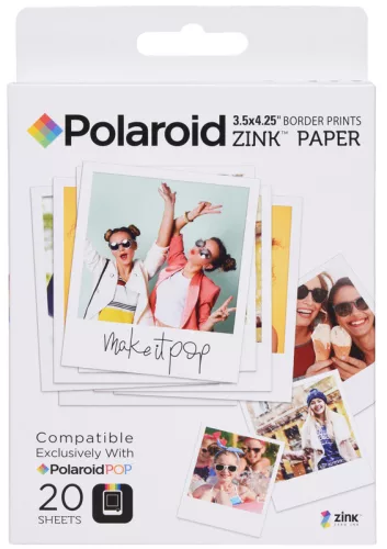 Polaroid Instant ZINK fotópapír 3,5×4,25" - Pop 20 db