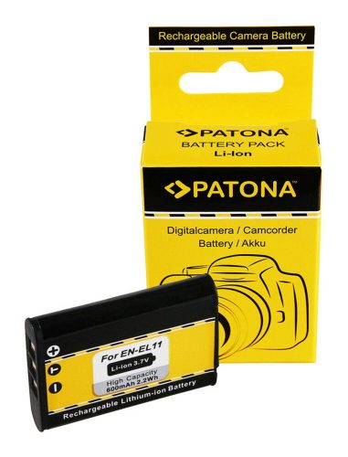 Patona Nikon EN-EL11 akkumulátor 600 mAh - Nikon ENEL11 (Coolpix S560 S550 S-560 S-550)