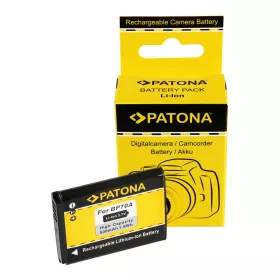   PATONA Samsung SLB-70A BP-70A akkumulátor 500 mAh - Samsung ES-65 ES-70 PL-80 PL-100 SL-50