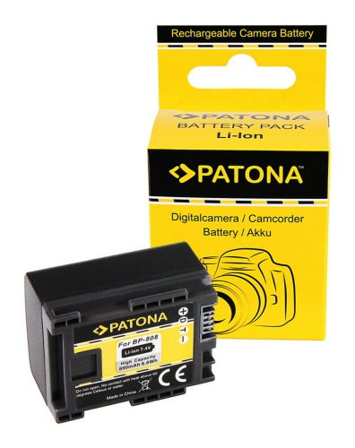PATONA Canon BP-819 BP-827 BP-808 BP-809 akkumulátor 890 mAh - Canon BP819 BP827 BP808 BP809