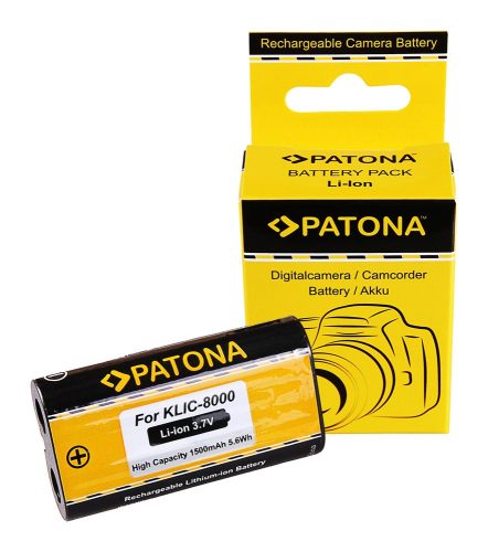 PATONA akkumulátor  Kodak EasyShare Z612 Z712 IS Z812 IS Z1012 IS KLIC-8000