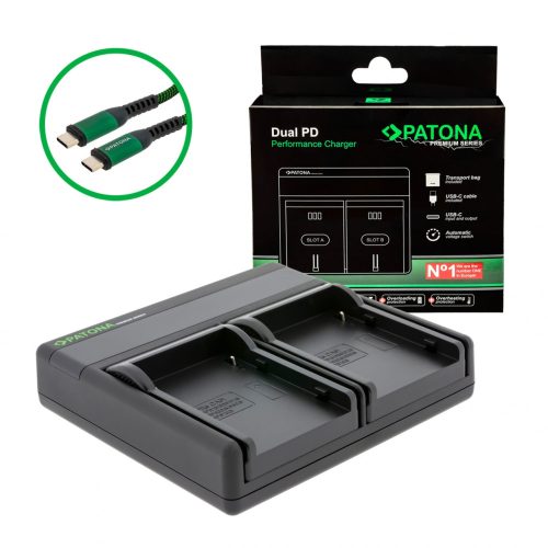 PATONA Premium Dual PD Performance töltő Canon BP-915