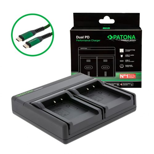 PATONA Premium Dual PD Performance töltő Fuji NP-50