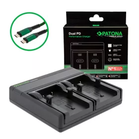PATONA Premium Dual PD Performance töltő Olympus Li-10B