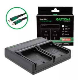 PATONA Premium Dual PD teljesítményű töltő Sony NP-FM50
