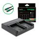 PATONA Premium Dual PD Performance töltő Panasonic CGA-S002E készülékhez USB-C bemenettel/kimenettel együtt
