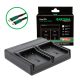 PATONA Premium Dual PD Performance töltő a JVC BN-VF707U készülékhez USB-C bemenettel/kimenettel együtt