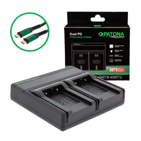   PATONA Premium Dual PD Performance töltő Olympus Li-40B készülékhez USB-C