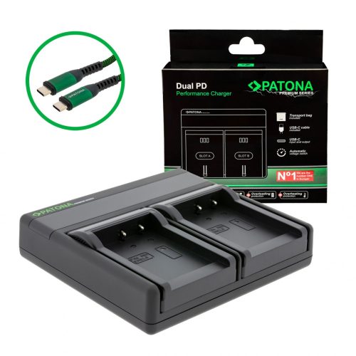 PATONA Premium Dual PD Performance töltő Nikon EN-EL8-hoz USB-C