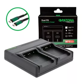   PATONA Premium Dual PD Performance töltő Sony NP-BG1-hez USB-C
