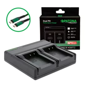   PATONA Premium Dual PD Performance töltő Canon NB-7L - USB-C