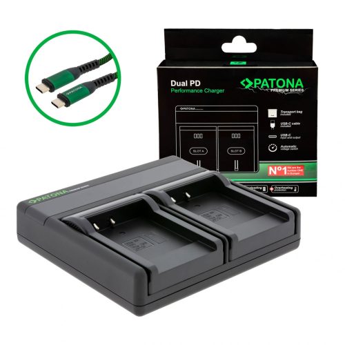 PATONA Premium Dual PD Performance töltő Sony NP-BN1 - USB-C 