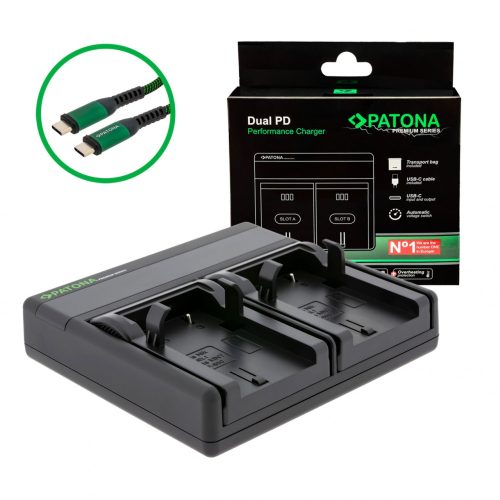 PATONA Premium Dual PD Performance töltő Nikon EN-EL1  - USB-C 